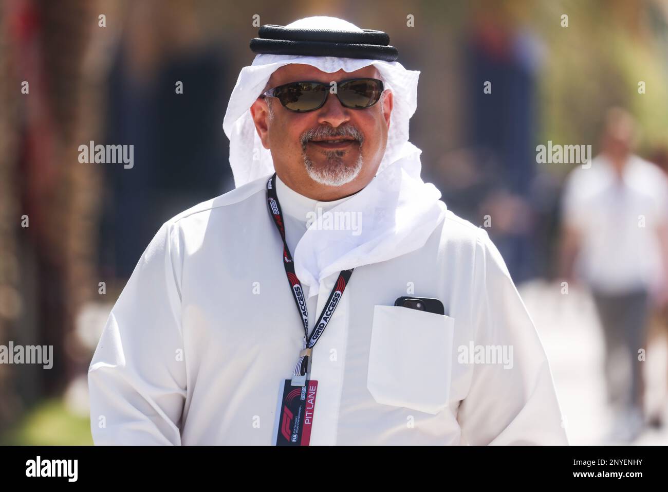 Sakhir, Bahreïn. 2nd mars 2023. HRH le prince Salman bin Hamad Al Khalifa est vu dans le paddock devant Bahreïn Grand Prix de Formule 1 2023 Championnat du monde au circuit international de Bahreïn sur 2 mars 2023 à Bahreïn, Bahreïn. (Credit image: © Beata Zawrzel/ZUMA Press Wire) USAGE ÉDITORIAL SEULEMENT! Non destiné À un usage commercial ! Crédit : ZUMA Press, Inc./Alay Live News Banque D'Images
