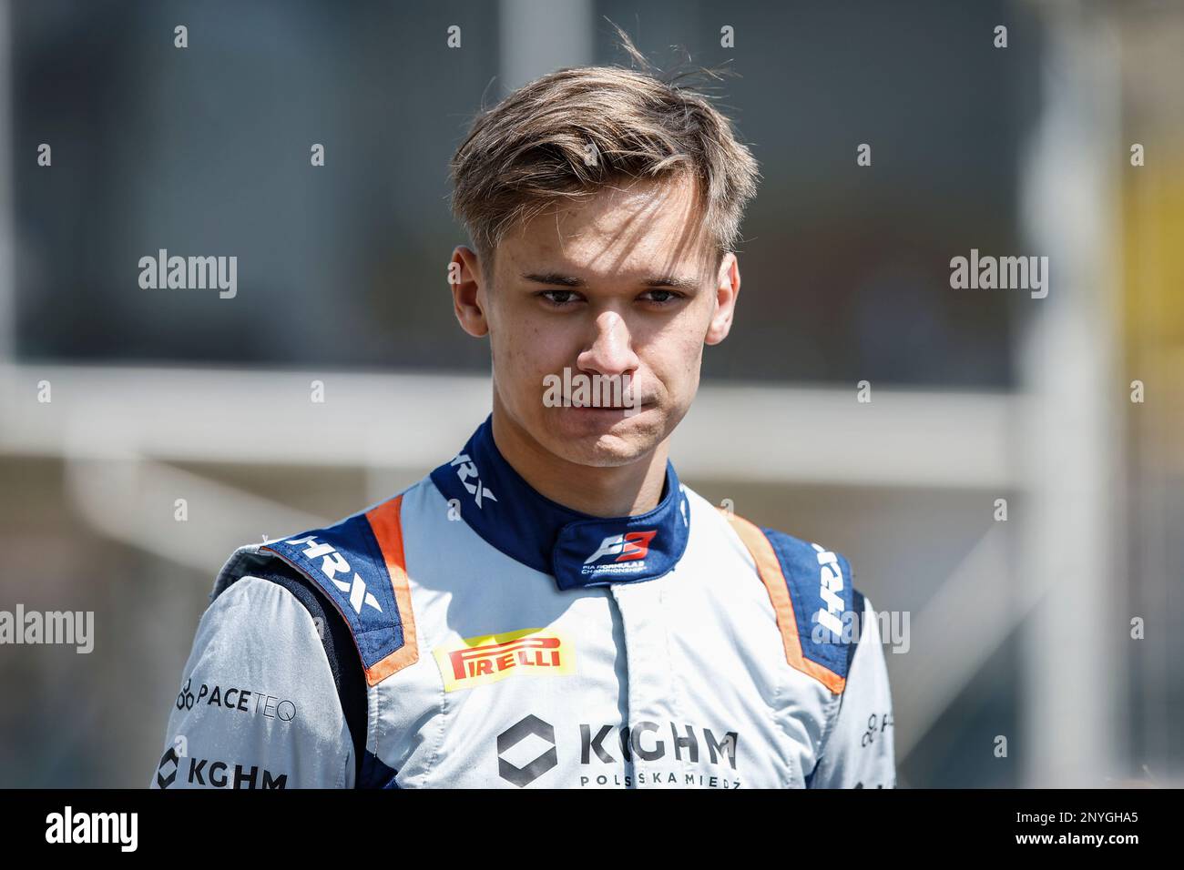 WISNICKI Piotr (Pol), course de PHM par Charouz, Dallara F3, portrait lors de la ronde 1st du Championnat de Formule 3 de la FIA 2023 de 2 mars à 5, 2023 sur le circuit international de Bahreïn, à Sakhir, Bahreïn - photo Xavi Bonilla / DPPI Banque D'Images