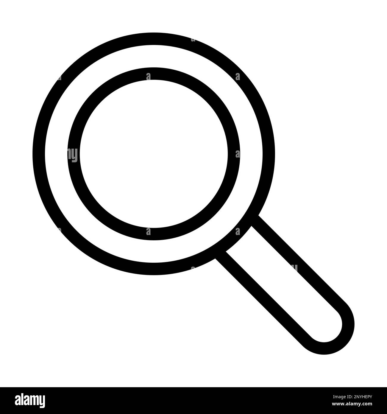 Icône de ligne épaisse de mot-clé Banque D'Images