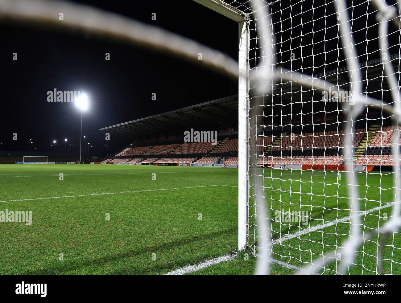 Londres, Royaume-Uni. 28th févr. 2023. Vue générale de 'The Hive' avant le match de la Vanarama National League entre Barnett et Oldham Athletic au stade Underhill, Londres, le mardi 28th février 2023. (Photo : Eddie Garvey | ACTUALITÉS MI) Credit : ACTUALITÉS MI et sport /Actualités Alay Live Banque D'Images