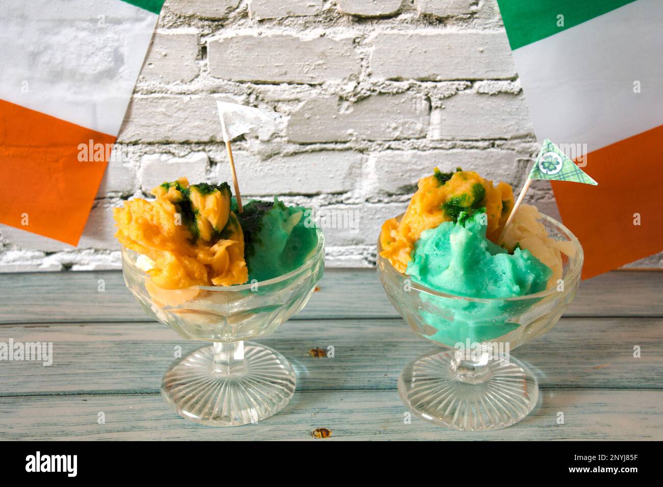 Fête de la Saint Patrick, fête du thé en Irlande Banque D'Images