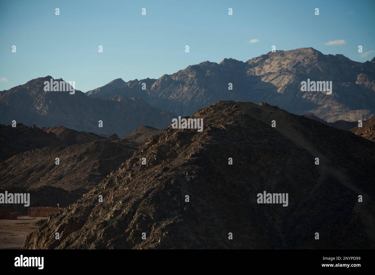 Montagnes dans le désert de l'est, Eggypt Banque D'Images