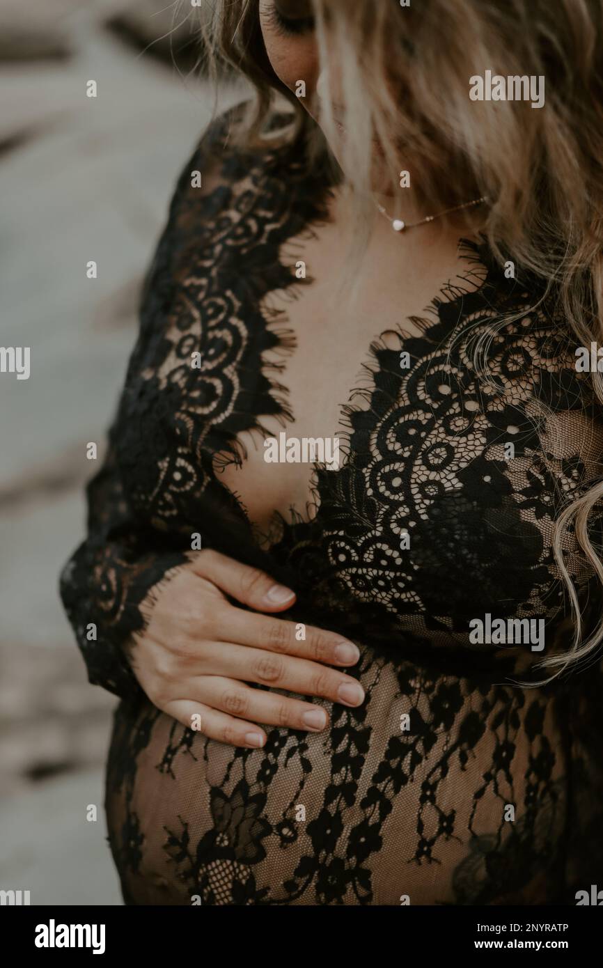 femme enceinte Banque D'Images