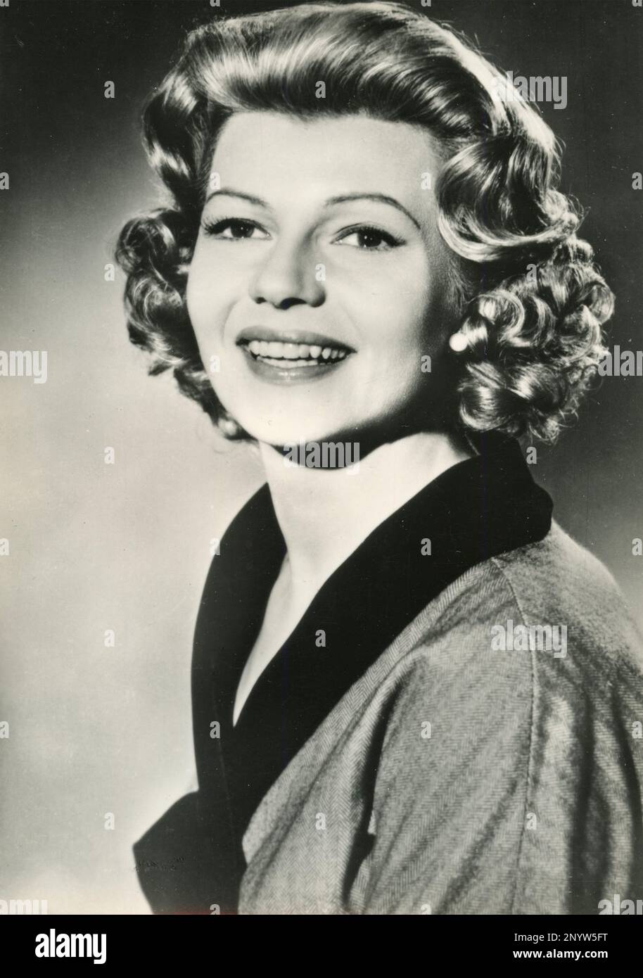 L'actrice américaine Rita Hayworth, USA 1950s Banque D'Images