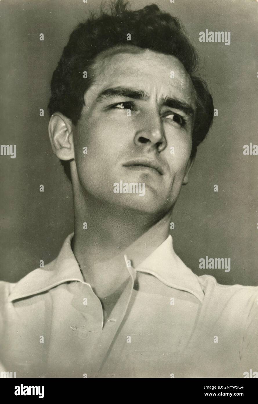 Acteur italien Vittorio Gassman, 1950s Banque D'Images