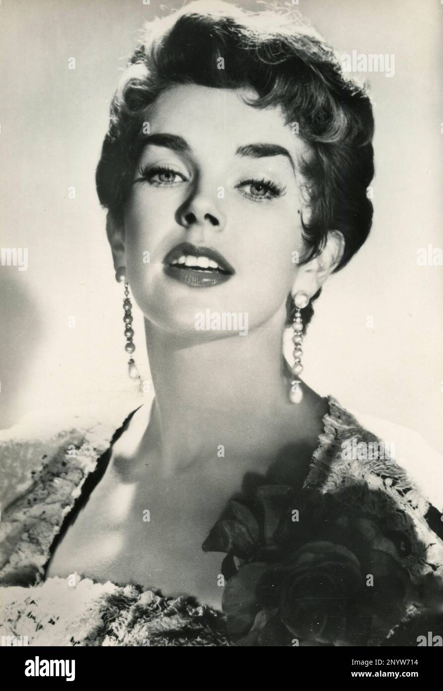 Actrice britannique Dawn Addams, États-Unis 1950s Banque D'Images