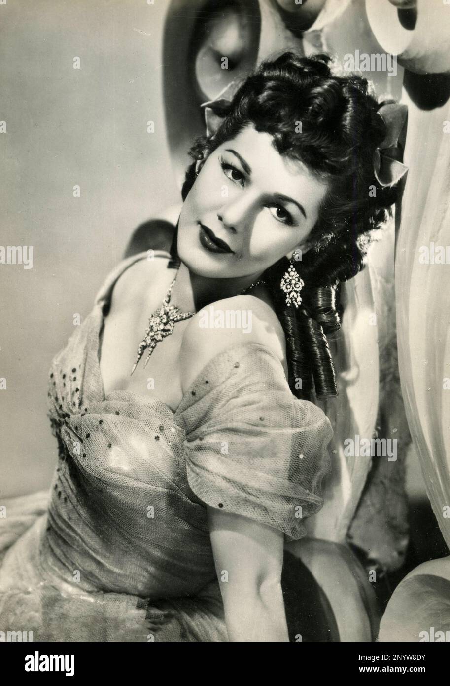 L'actrice dominicaine Maria Montez, Etats-Unis 1950s Banque D'Images