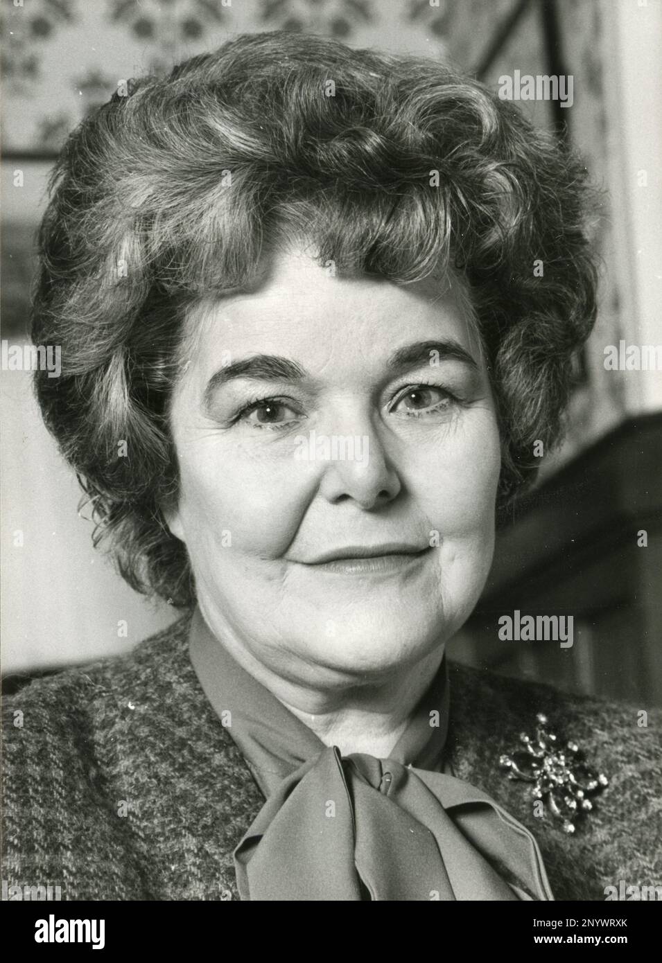 Homme politique britannique Jill Knight, député conservateur, Royaume-Uni 1981 Banque D'Images