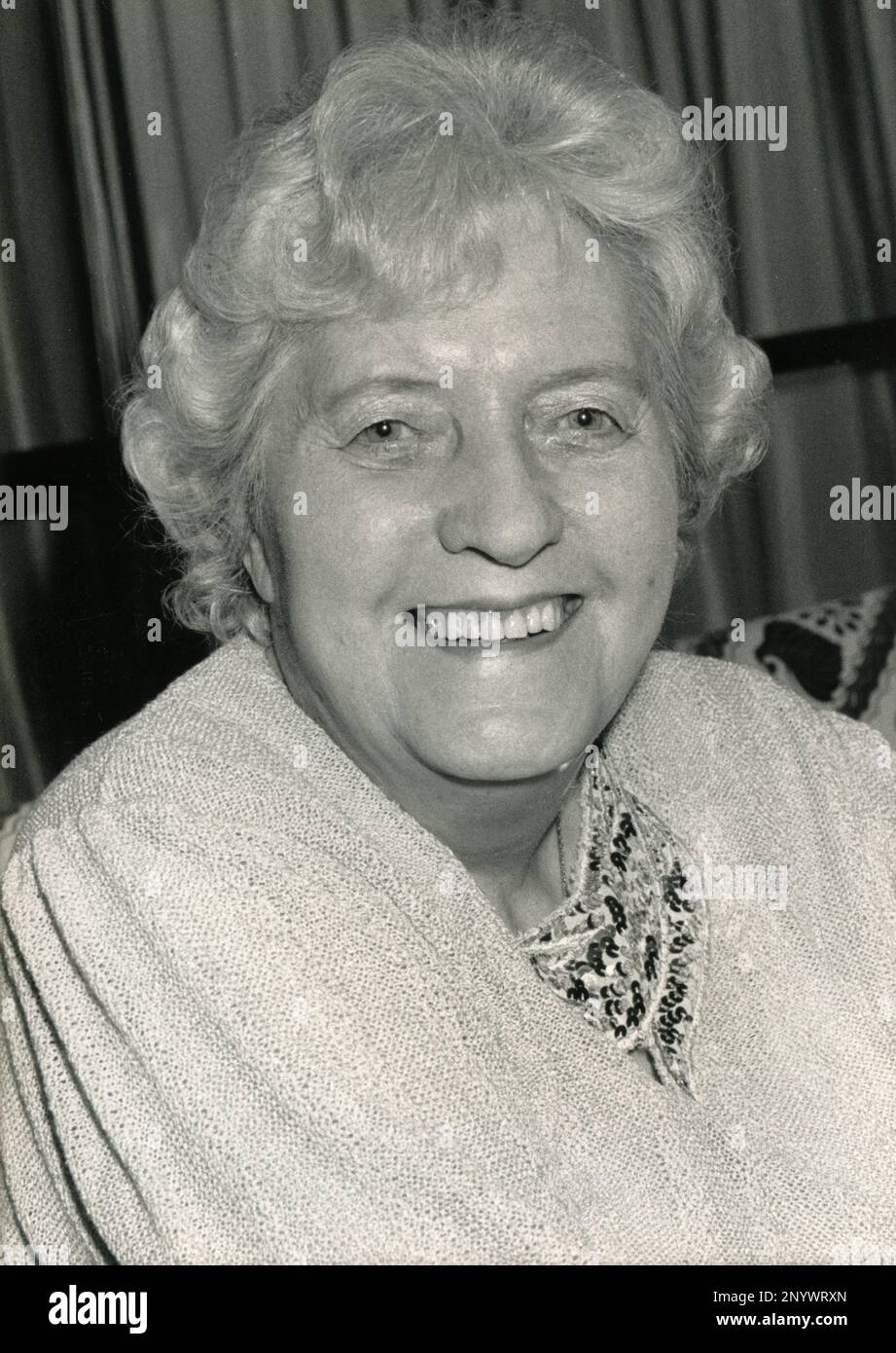 Doris Stokes, personnalité de la télévision et de la télévision britannique 1986 Banque D'Images