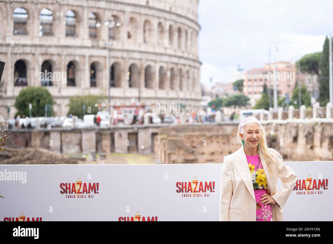 Rome, Italie, 02 mars 2023 - Helen Mirren assiste au photocall pour le film 'Hazam - Fury of God' dans le Palazzo Manfredi à Rome. Crédits: Luigi de Pompeis/Alamy Live News Banque D'Images