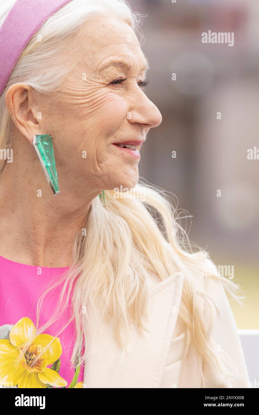 Rome, Italie, 02 mars 2023 - Helen Mirren assiste au photocall pour le film 'Hazam - Fury of God' dans le Palazzo Manfredi à Rome. Crédits: Luigi de Pompeis/Alamy Live News Banque D'Images