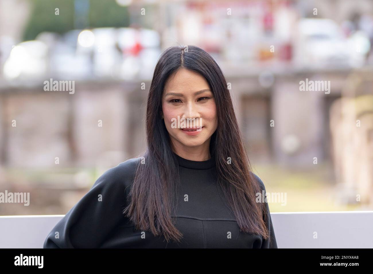 Rome, Italie, 02 mars 2023 - Lucy Liù assiste au photocall pour le film 'Hazam - Fury of God' dans le Palazzo Manfredi à Rome. Crédits: Luigi de Pompeis/Alamy Live News Banque D'Images