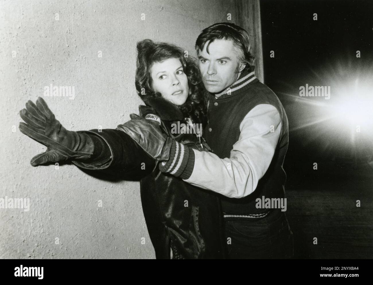 L'actrice JoBeth Williams et l'acteur Robert Urich dans le film espèces menacées, USA 1982 Banque D'Images