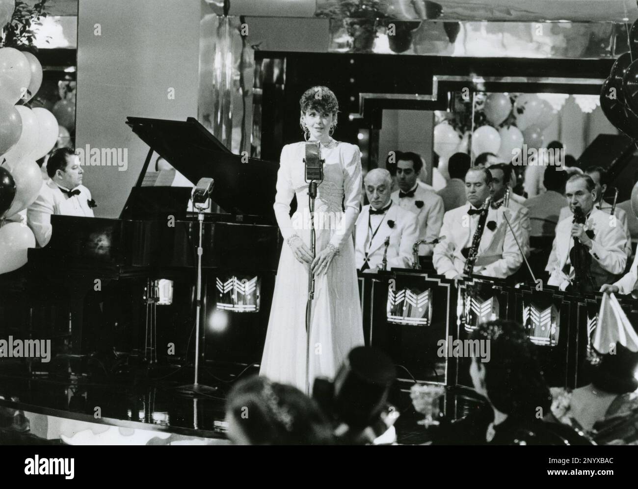 L'actrice Diane Keaton dans le film radio Days, USA 1987 Banque D'Images