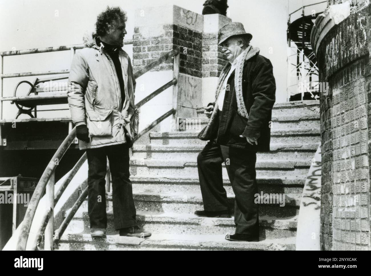 Le réalisateur Herb Gardner et l'acteur Martin Balsam dans le film The Goodbye People, USA 1984 Banque D'Images