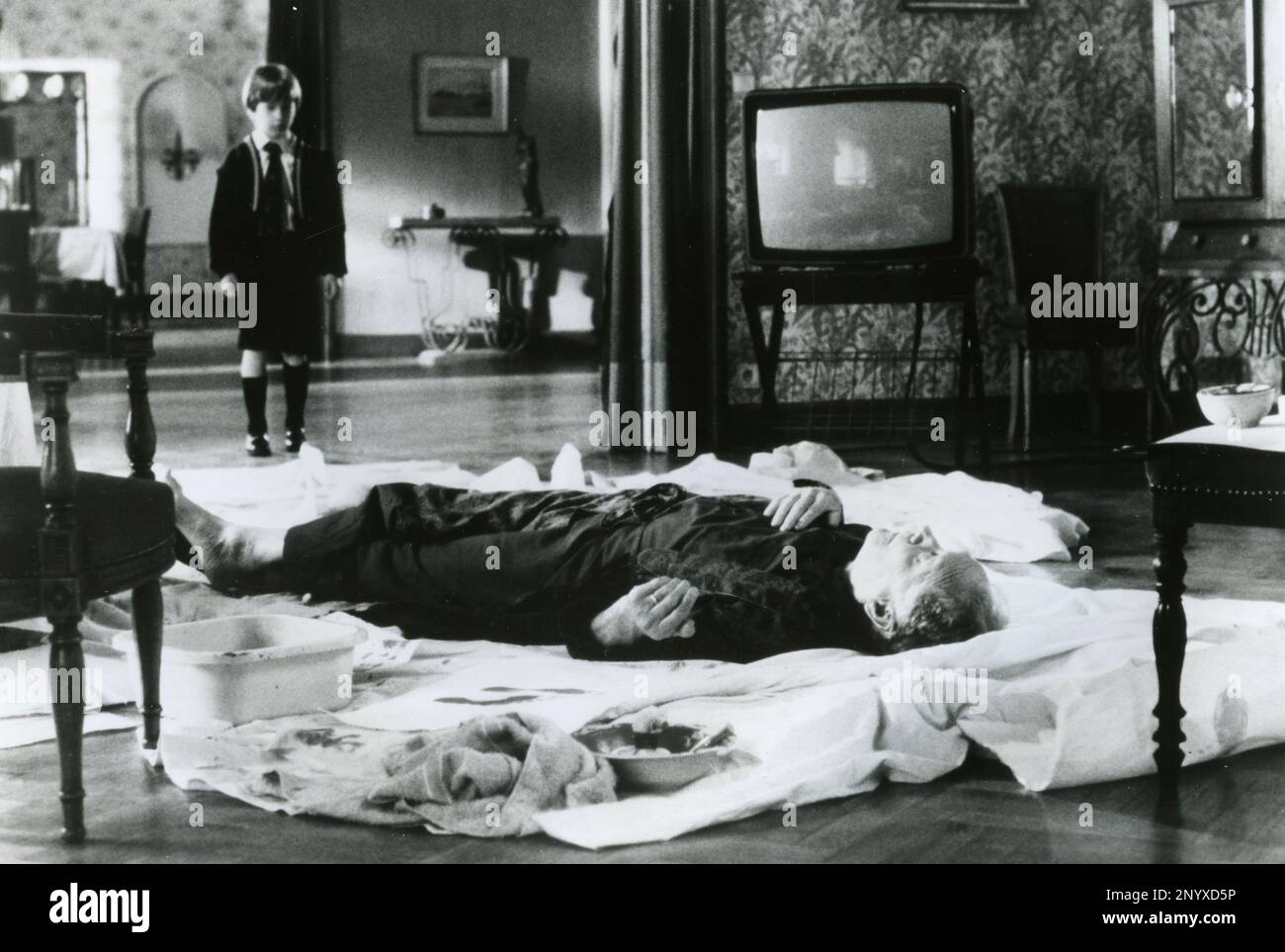 Acteur Ralph Michael dans le film Journal of a Mad Old Man, USA 1987 Banque D'Images