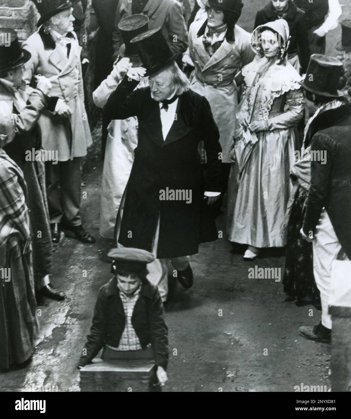 Acteur Alec Guinness dans le film Little Dorrit, USA 1988 Banque D'Images