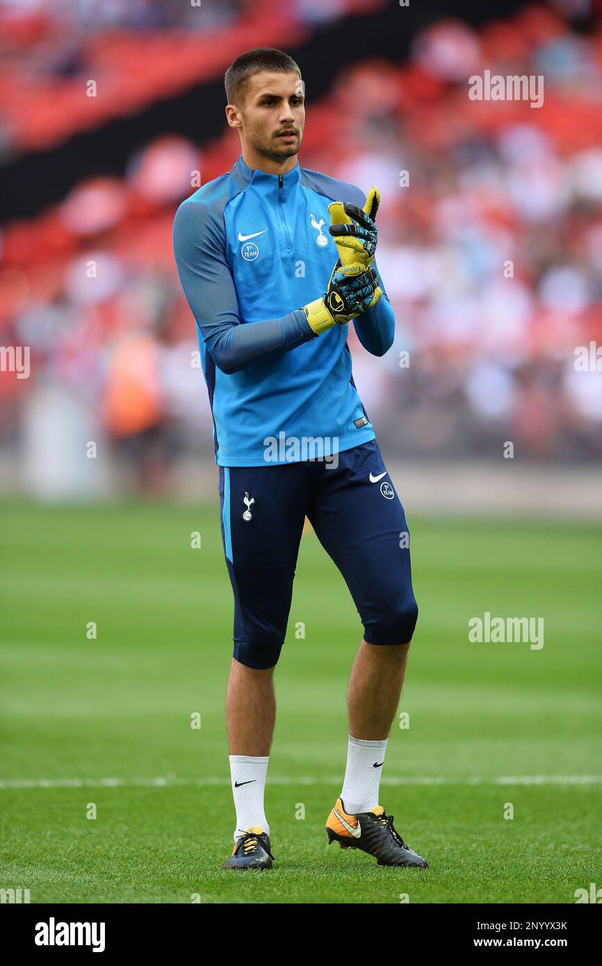 Paulo Gazzaniga de Tottenham Hotspur - Tottenham Hotspur v Burnley, Premier League, Wembley Stadium, Londres - 27th août 2017. Banque D'Images