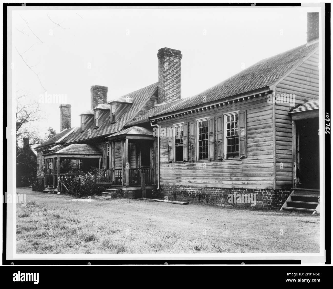 Wales House, quartier de Petersburg, Dinwiddie Co., Virginie. Maisons,Virginia,Comté de Dinwiddie,1730-1760, bâtiments historiques,Virginia,Comté de Dinwiddie,1730-1760. Banque D'Images