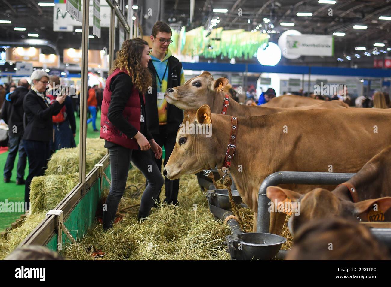 France. 28th févr. 2023. Salon agricole international de 25 février à 5 mars 2023 à l'Expo Paris porte de Versailles. (Photo de Lionel Urman/Sipa USA) crédit: SIPA USA/Alay Live News Banque D'Images