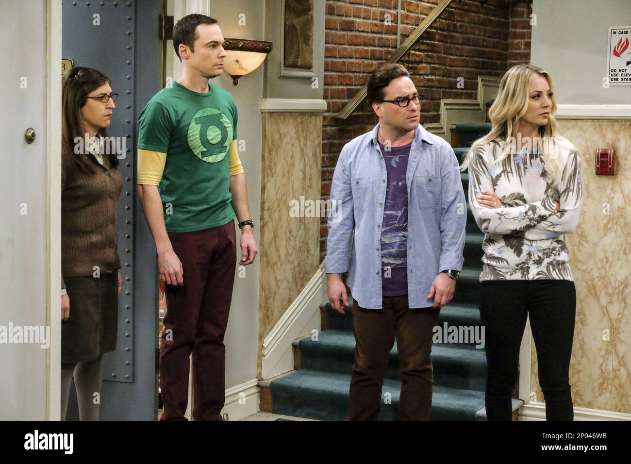 In this image released by CBS, Mayim Bialik, from left, Jim Parsons