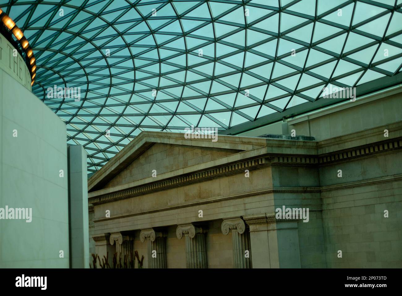 Une coupe de verre moderne capturée à Londres Banque D'Images