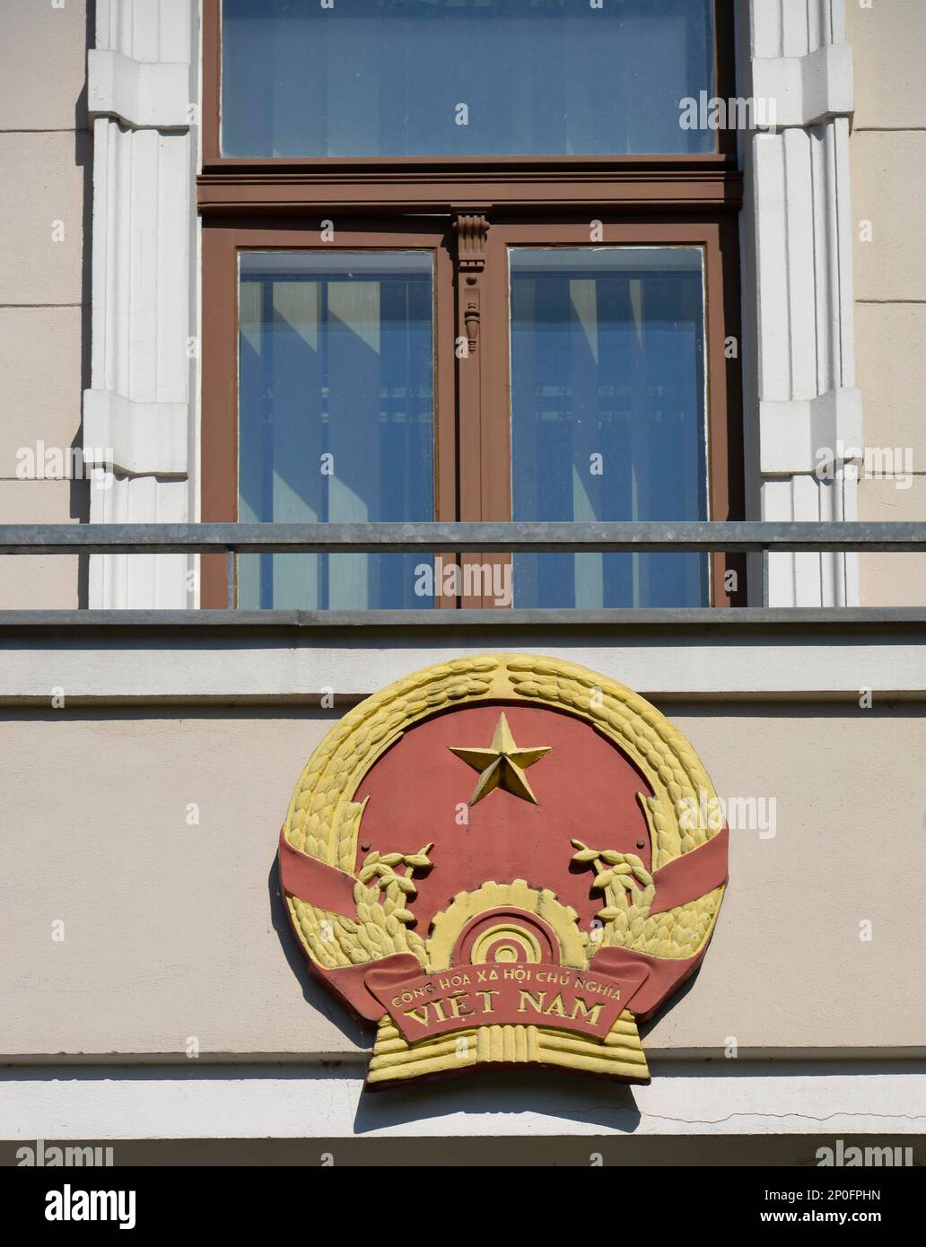Ambassade Vietnam, Elsenstrasse, Treptow, Treptow-Koepenick, Berlin,Allemagne Banque D'Images