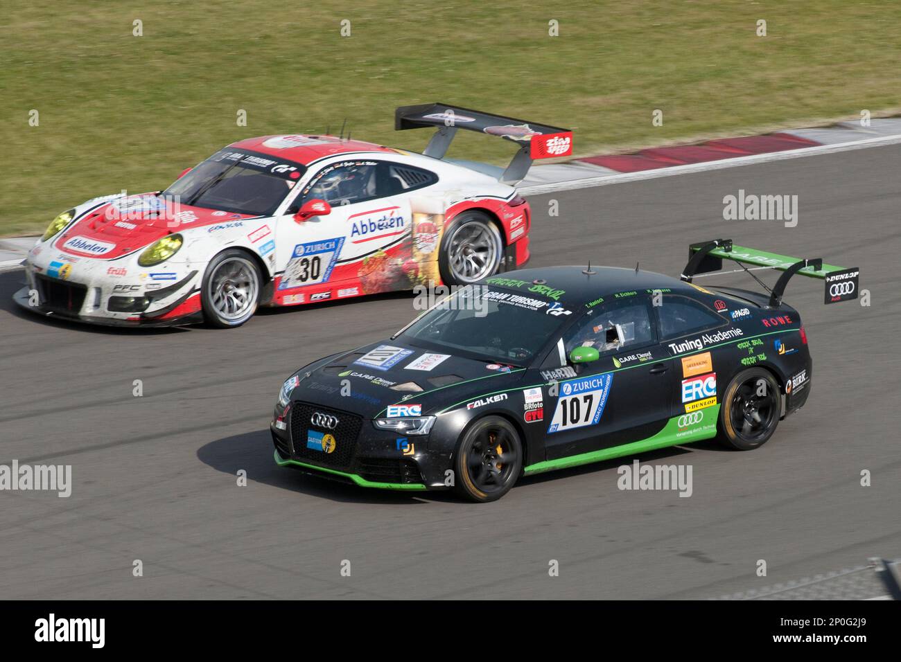 24h Nuerburgring, Audi A5 Quattro, course 24 heures 2017, Eifel, Rhénanie-Palatinat, Allemagne Banque D'Images