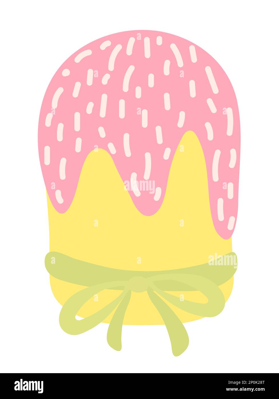 Illustration du vecteur gâteau de Pâques Illustration de Vecteur