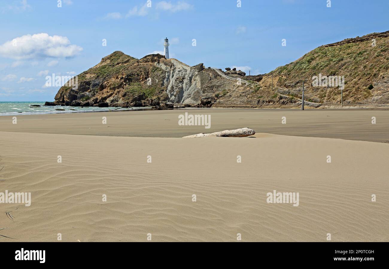 Dune et Castlepoint - Nouvelle-Zélande Banque D'Images