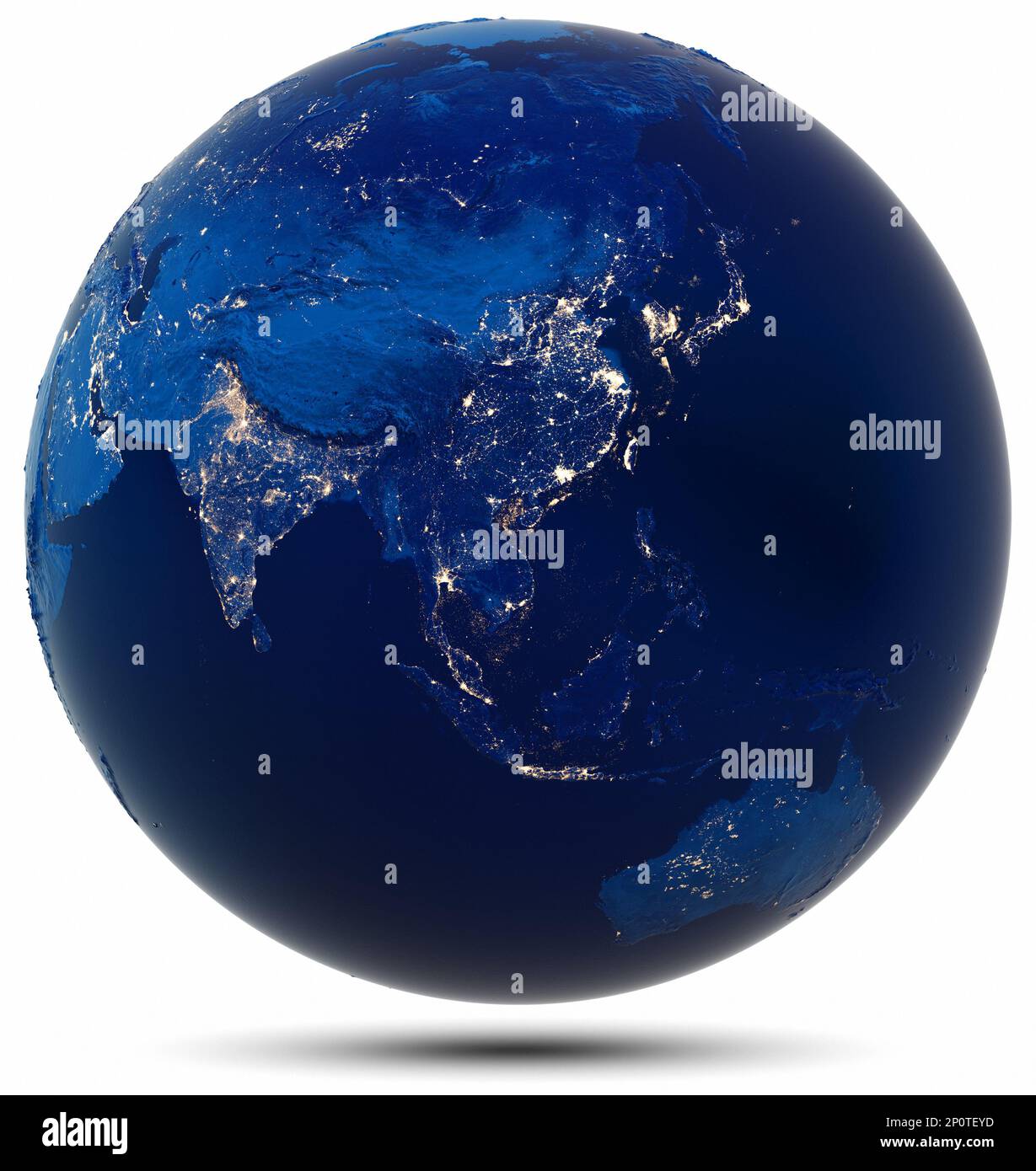 Planète Terre - Asie du Sud-est Banque D'Images