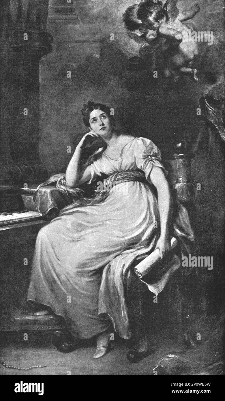 « M. John Williams à St. Cecilia; d'après Sir Thomas Lawrence, P.R.A.', 1891. Dans « The Graphic. Un journal hebdomadaire illustré », volume 44. Juillet à décembre 1891. Banque D'Images