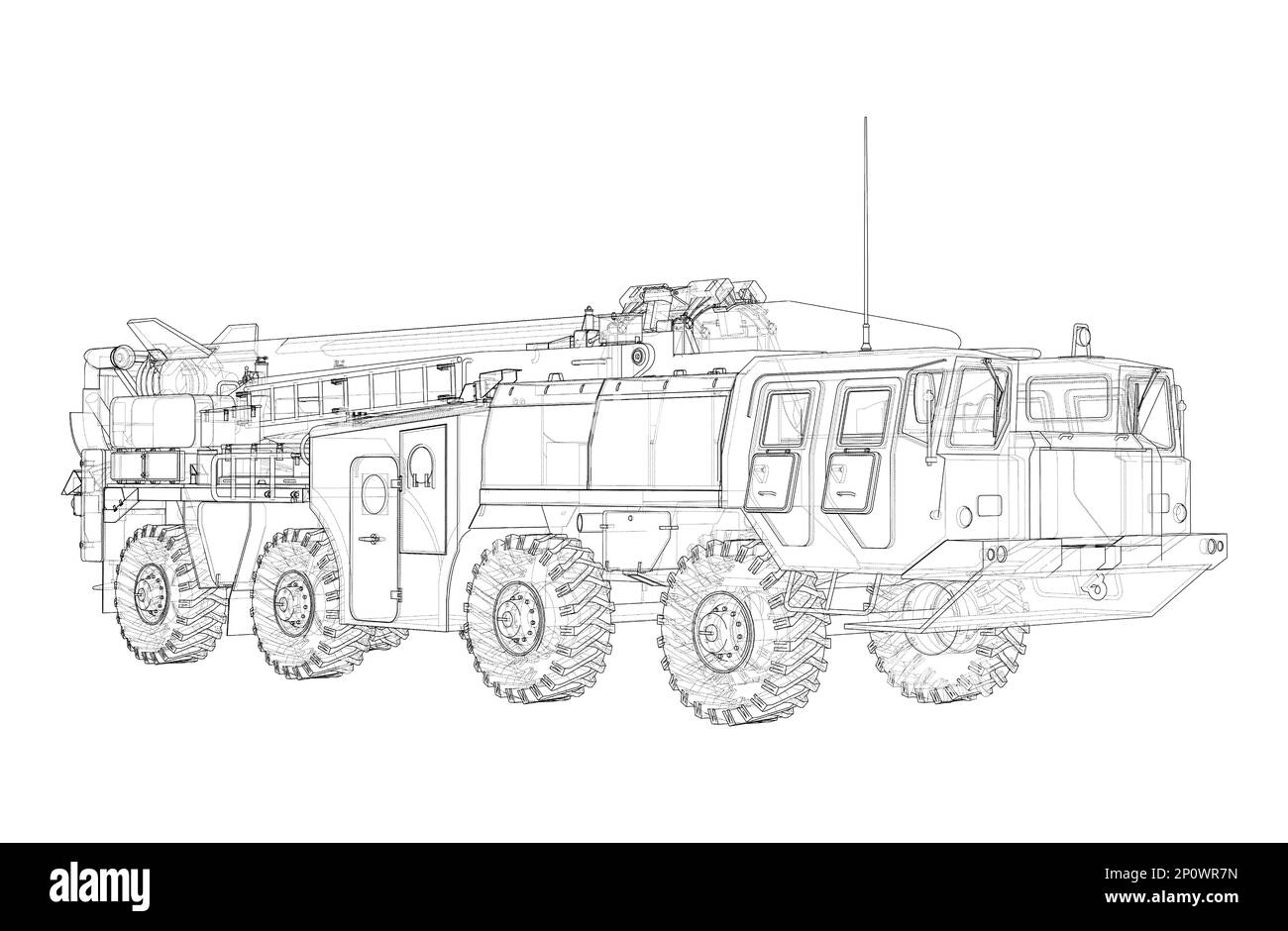 Système d'artillerie de Rocket de l'armée. Concept militaire Banque D'Images