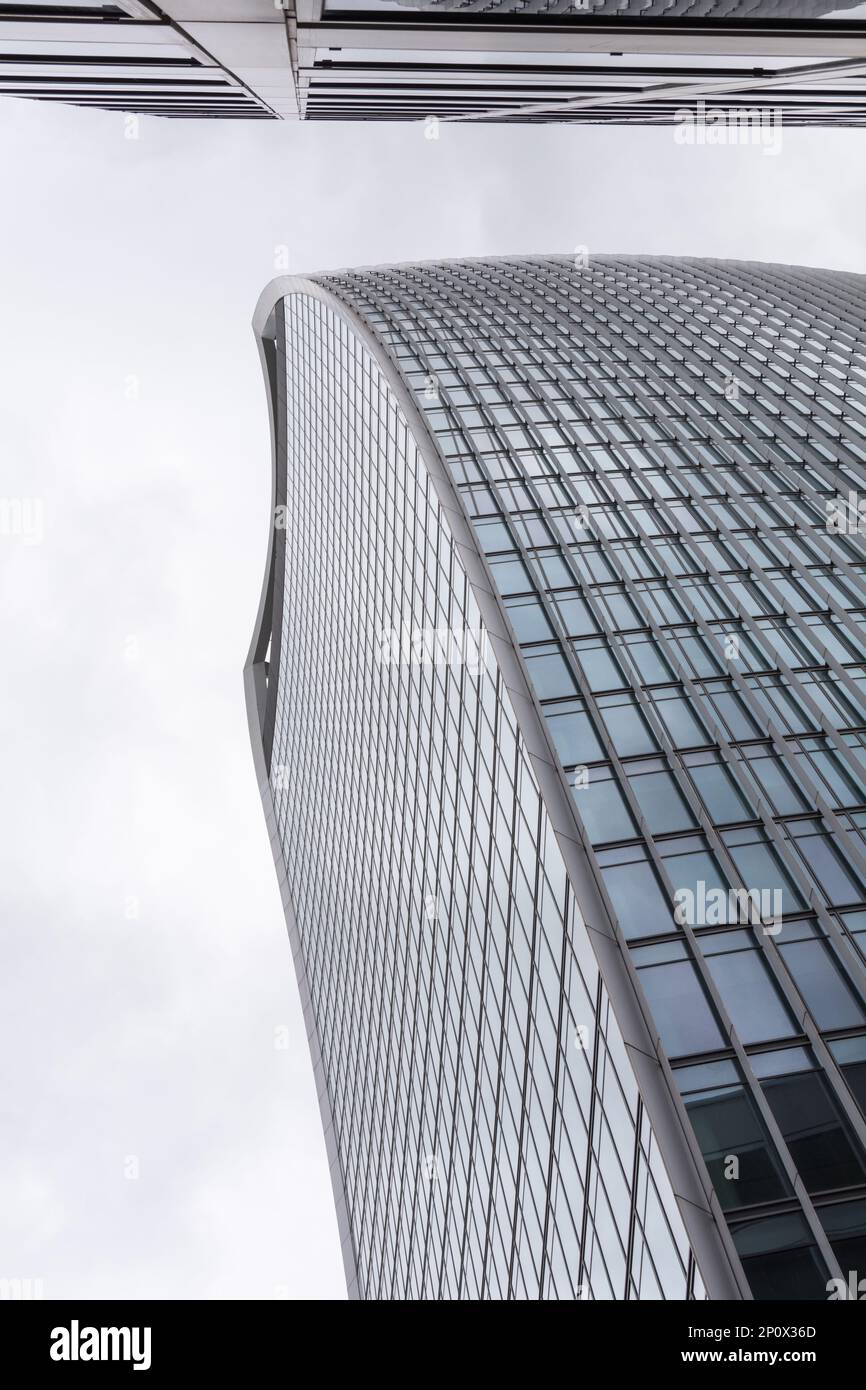 Rafael Viñoly's 20 Fenchurch Street, alias « The Walkie-Talkie », ville de Londres, Angleterre, Royaume-Uni Banque D'Images