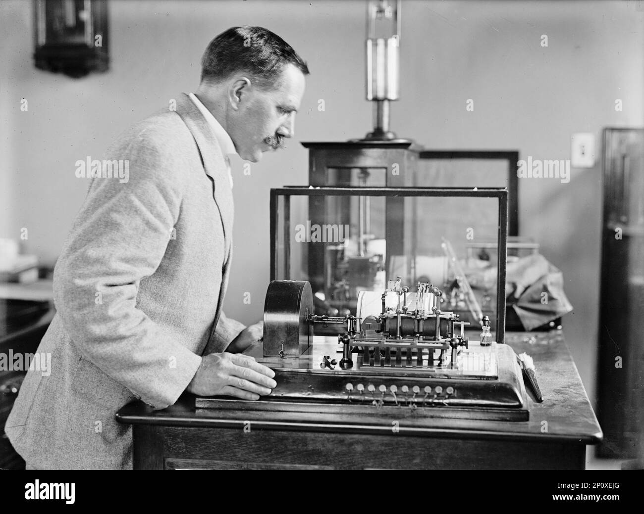 Charles Frederick Marvin, chef, Bureau météorologique, 1913. Chef 1913-1934. Banque D'Images