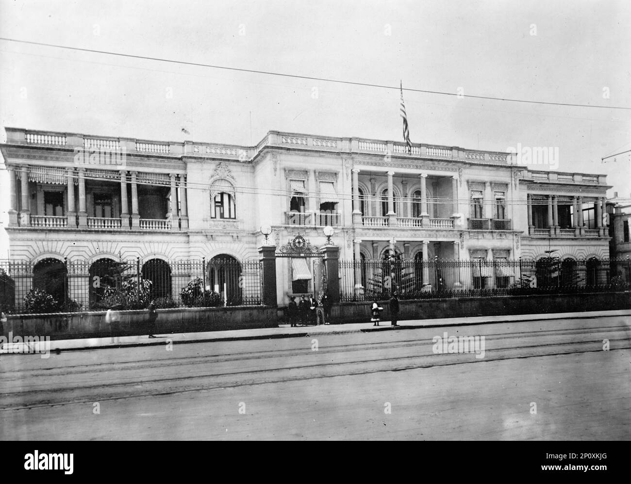 Cobian Palace, Mexico, Mexique, 1913. Conçu par Emilio Dond&#xe9; et construit par le marchand et commerçant de coton espagnol Feliciano Cobi&#xe1;n, c1902. Le bâtiment a brièvement servi d'ambassade des États-Unis pendant le centenaire de l'indépendance du Mexique en 1910. Banque D'Images