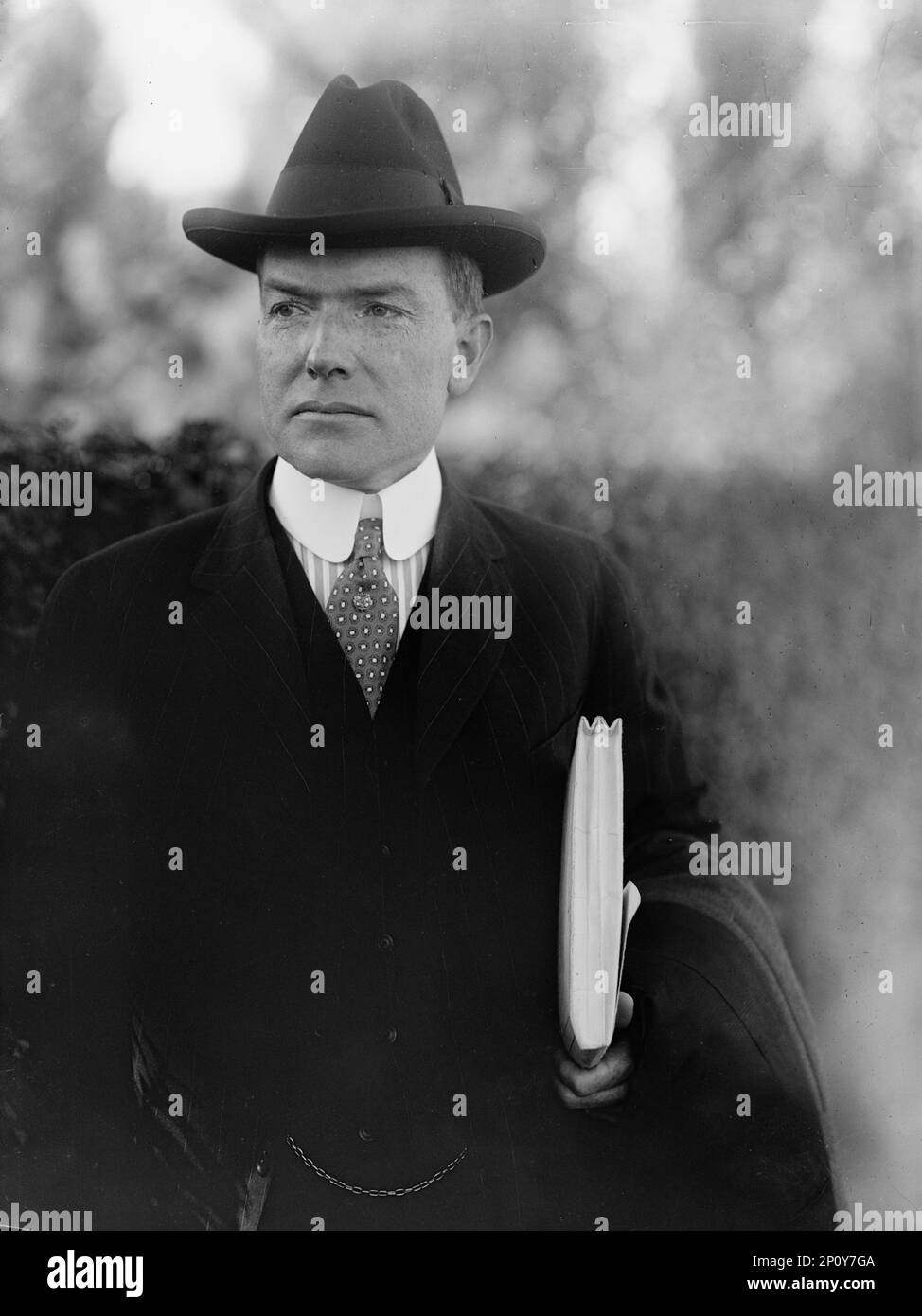 John D. Rockefeller Jr., 1917. Financier et philanthrope américain, seul fils du co-fondateur de Standard Oil John D. Rockefeller. Banque D'Images