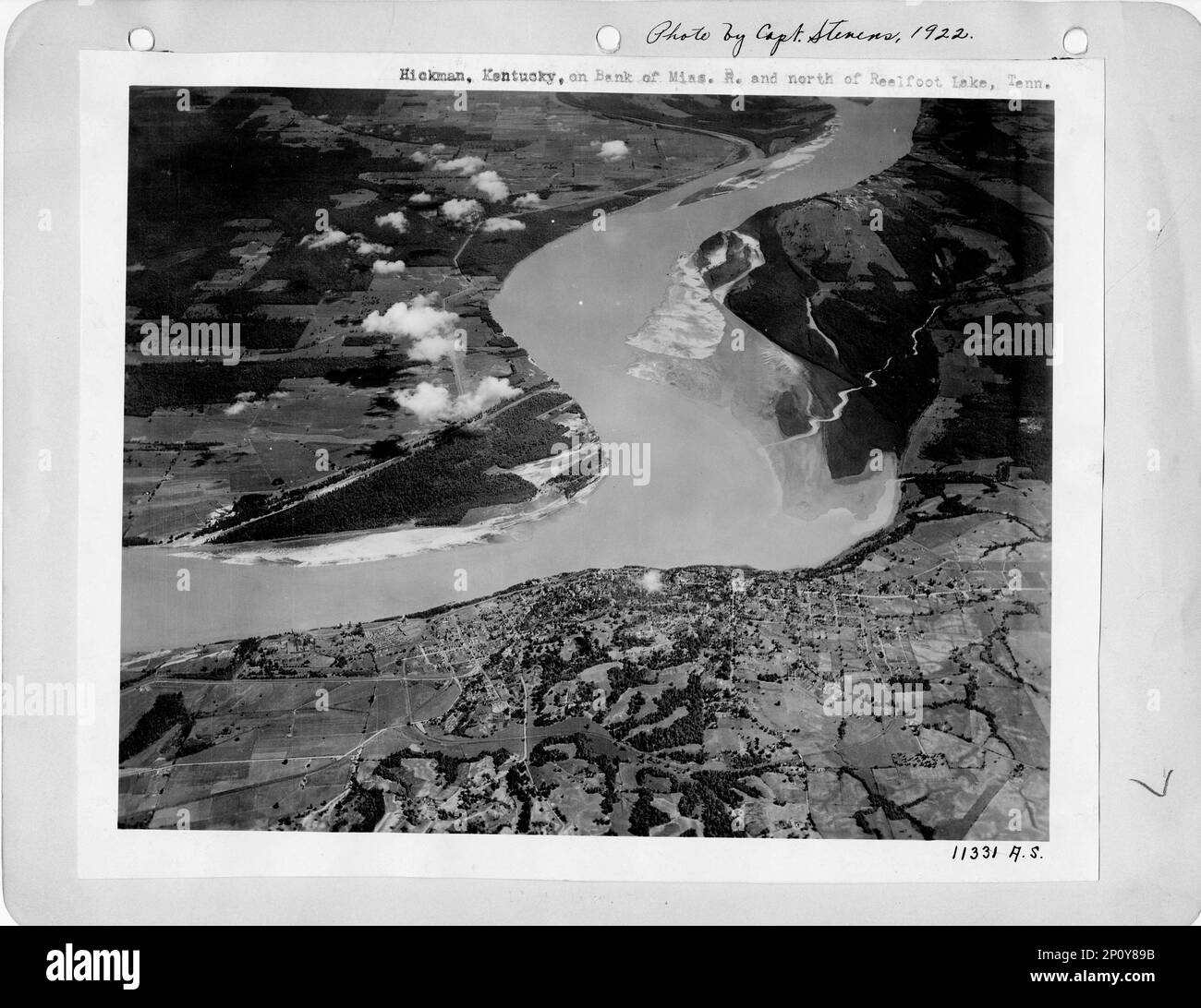 Kentucky - Frankfort par Hickman, Photographie aérienne. Banque D'Images