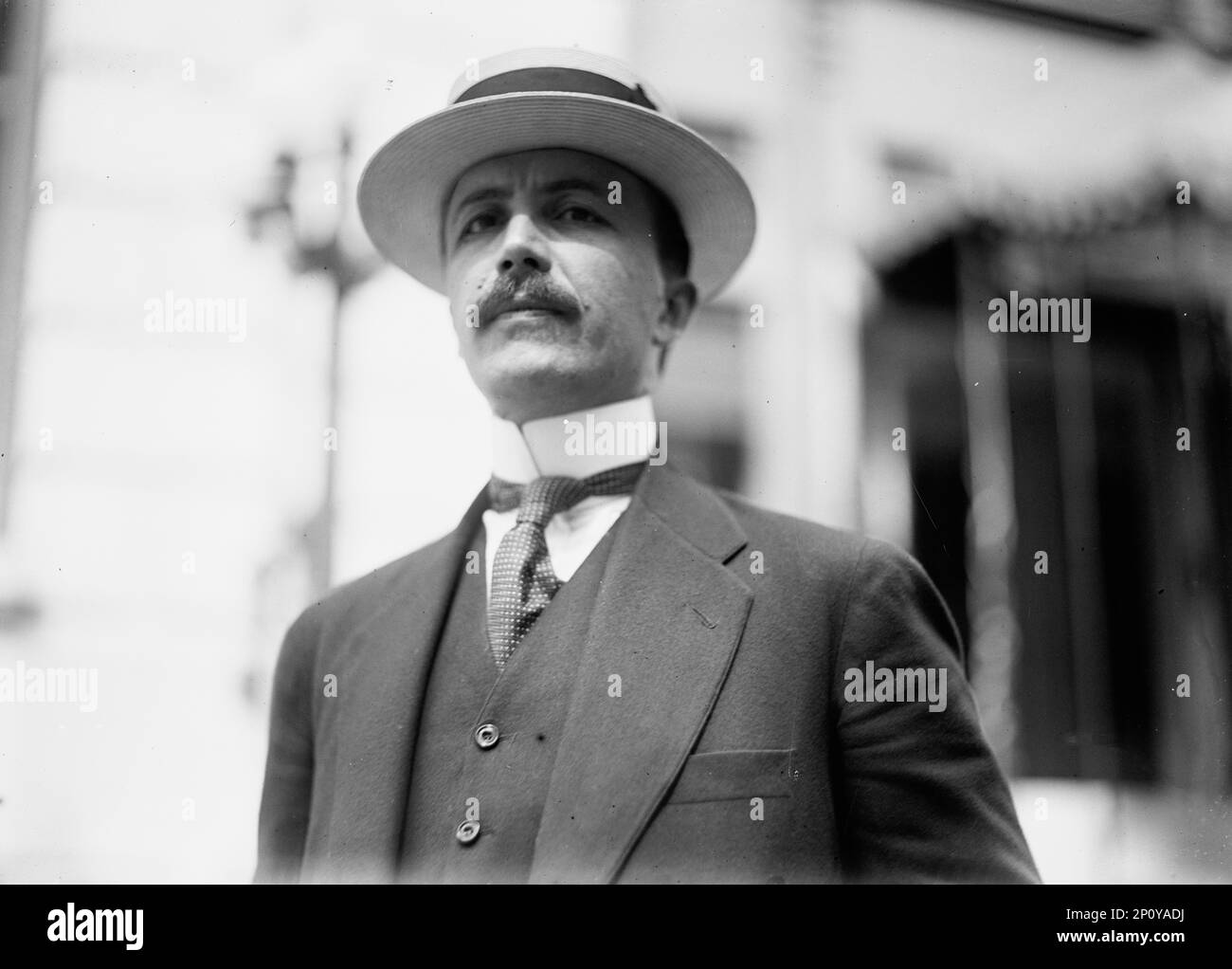 Agamemnon Schliemann, envoyé extraordinaire et Ministre plénipotentiaire de Grèce, 1915. Ambassadeur grec aux États-Unis. Fils de l'archéologue Heinrich Schliemann. Banque D'Images