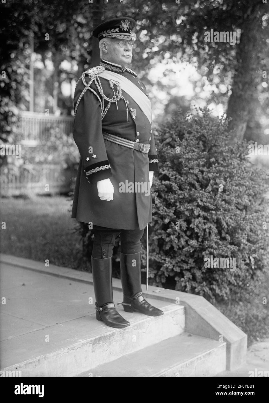 Major général Hugh L Scott, États-Unis Armée, chef d'état-major, 1915. Banque D'Images