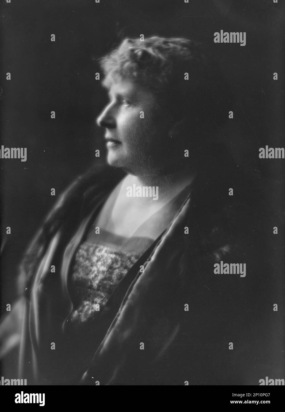 Brackett, Edgar L., Mme, photographie de portrait, 1917 octobre 10. Banque D'Images