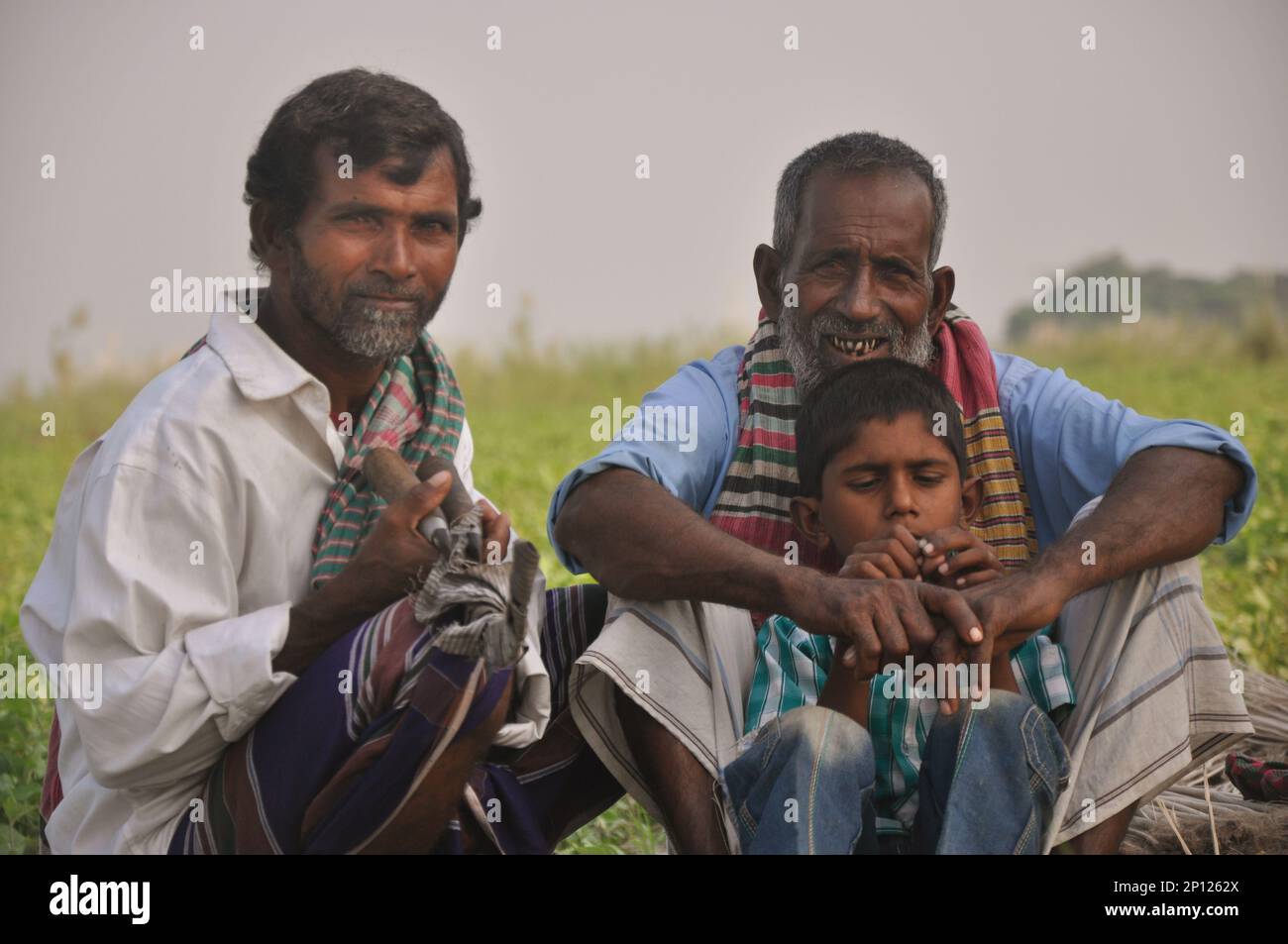 Photo des réfugiés au Bangladesh. Banque D'Images