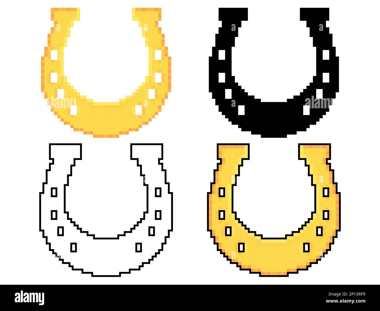 Pixel art cheval Banque de photographies et d’images à haute résolution
