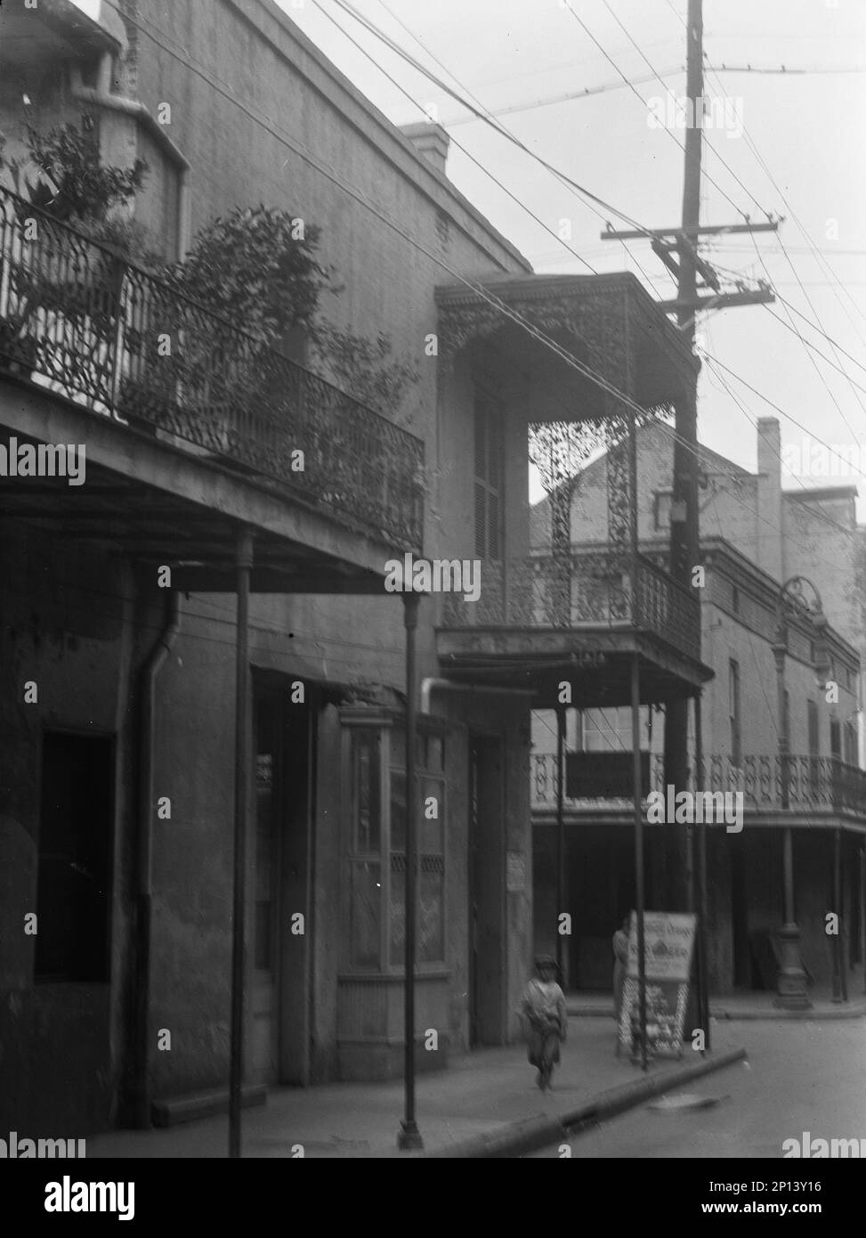 Scène de rue, la Nouvelle-Orléans, entre 1920 et 1926. Banque D'Images