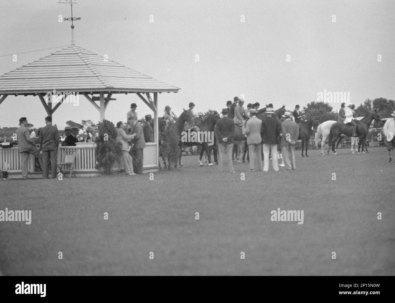 Spectacle équestre East Hampton, 1933. Banque D'Images