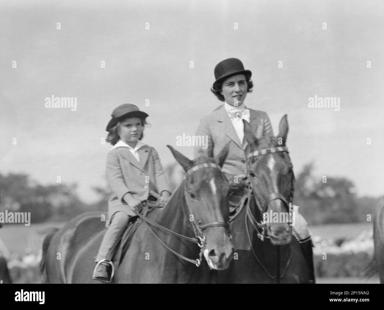 Spectacle équestre East Hampton, 1934. Banque D'Images