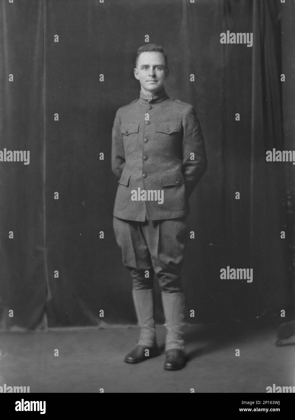 M. G.G. Hartley, photographie de portrait, 1918 avril 15. Banque D'Images