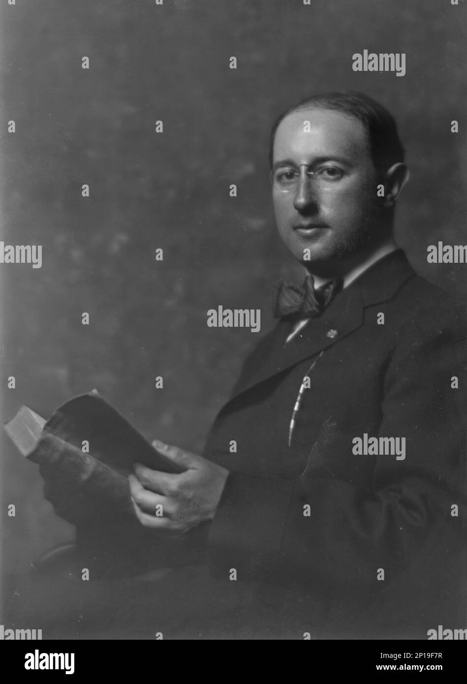 Rasenbach, Abraham S.W., Dr., photographie de portrait, 1917 ou 1918. Banque D'Images