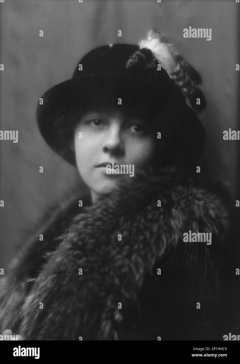 Smith, Kathleen, Mlle (Mme Coleman), photographie de portrait, 1912 ou 1913. Banque D'Images