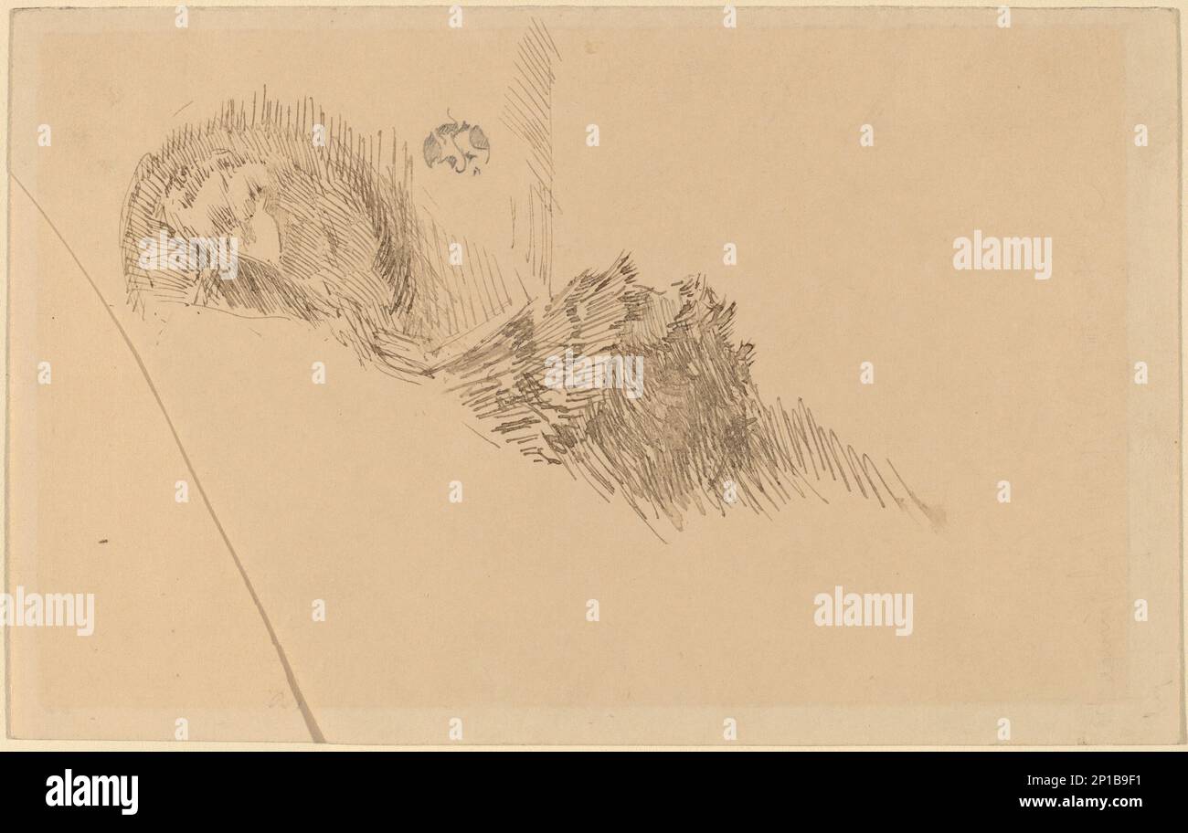 Mme ou Mlle McNay, 1882. Banque D'Images